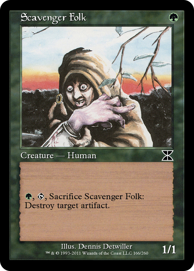 Image of Scavenger Folk (ME4-166) - Masters Edition IV Foil
