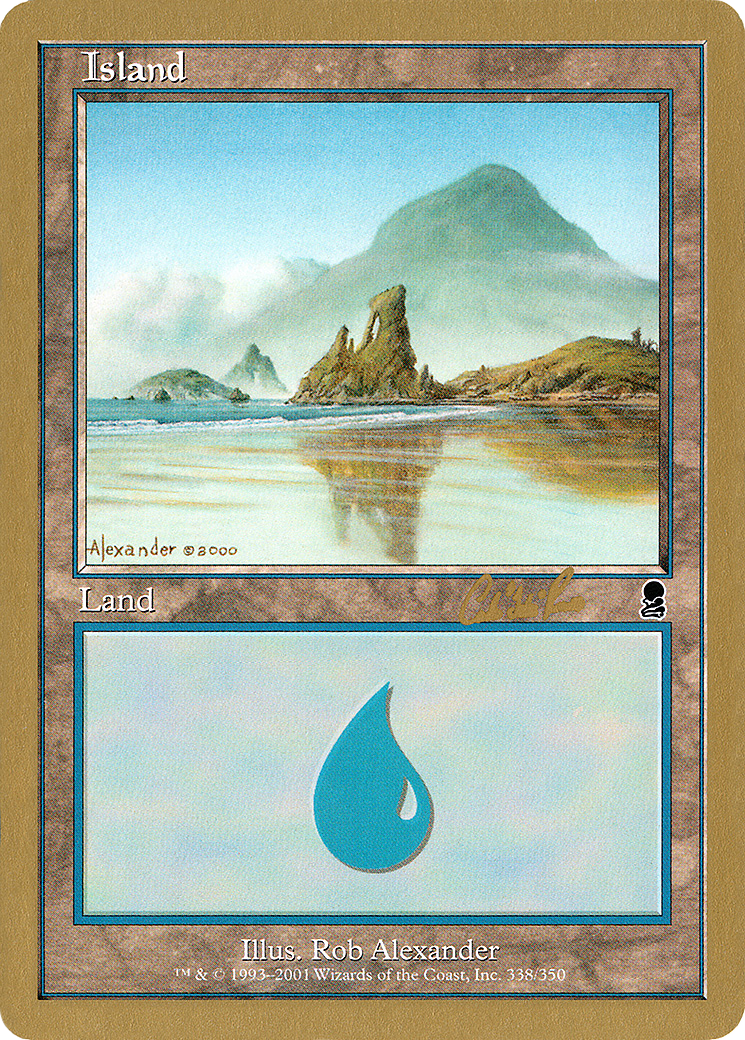Image of Island (338) - 2002 Carlos Romao (ODY) (WCD-) - World Championship Decks 2002