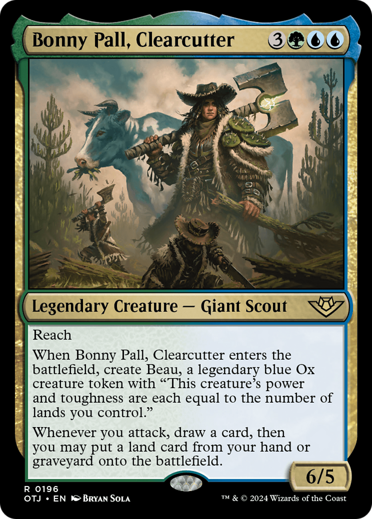 Image of Bonny Pall, Clearcutter (OTJ-196) - Outlaws of Thunder Junction Foil