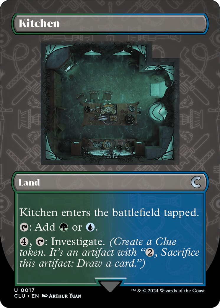 Image of Kitchen (Borderless) (CLU-017) - Ravnica: Clue Edition (Borderless)
