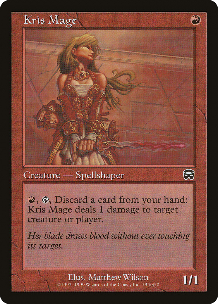 Image of Kris Mage (MMQ-195) - Mercadian Masques Foil