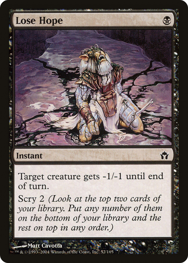 Image of Lose Hope (5DN-052) - Fifth Dawn Foil
