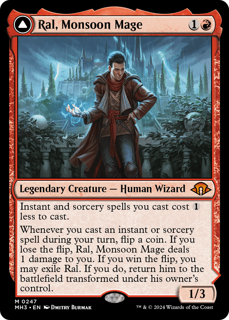 Image of Ral, Monsoon Mage (MH3-247) - Modern Horizons 3 Foil