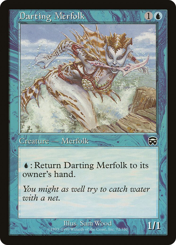 Image of Darting Merfolk (MMQ-072) - Mercadian Masques