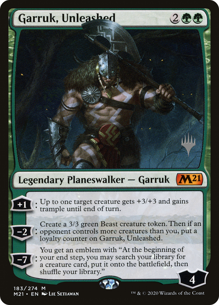 Image of Garruk, Unleashed (PPM21-183) - Core Set 2021 Promos
