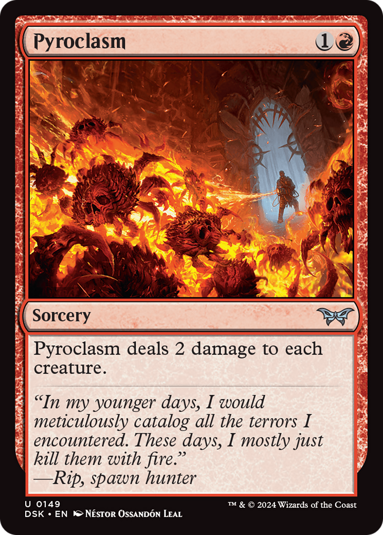 Image of Pyroclasm (DSK-149) - Duskmourn: House of Horror Foil
