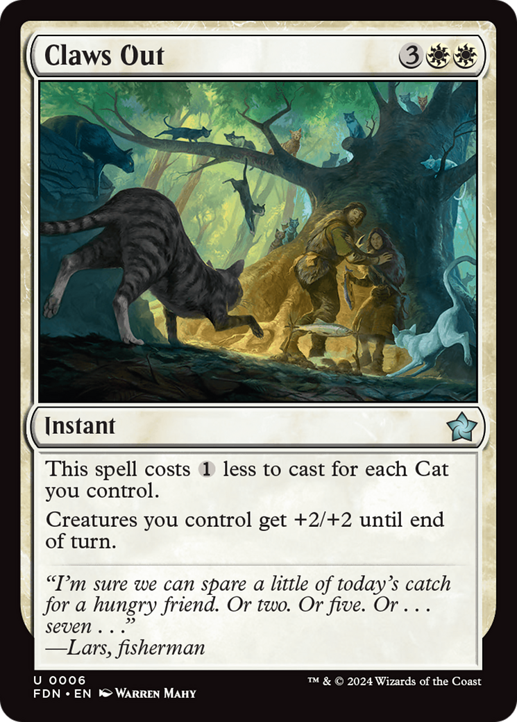 Image of Claws Out (FDN-006) - Foundations Foil