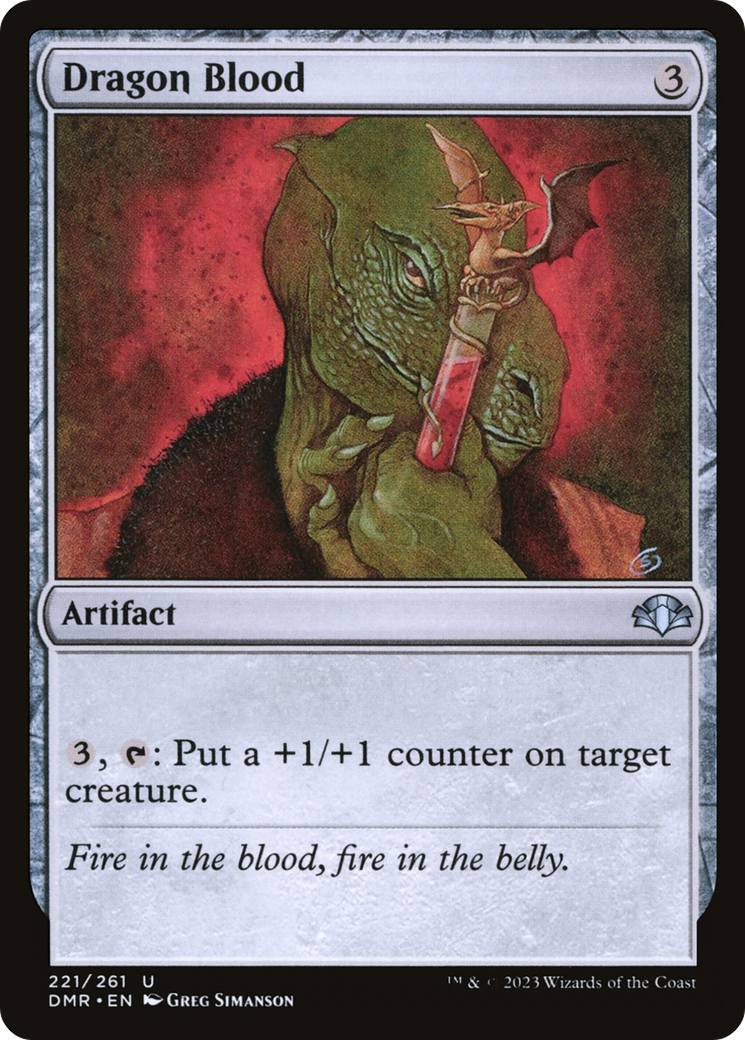 Image of Dragon Blood (DMR-221) - Dominaria Remastered Foil