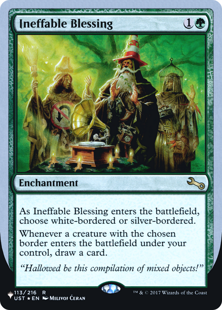 Image of Ineffable Blessing (C) (LIST-113/216) - The List (Unfinity Foil Edition) Foil