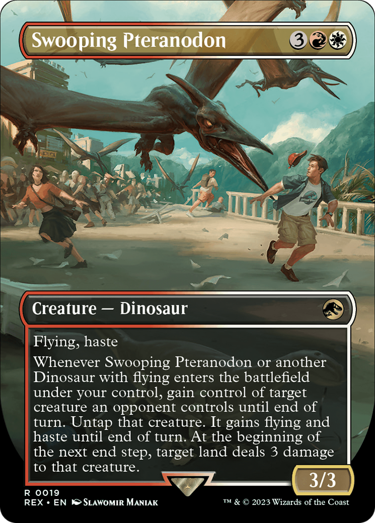 Image of Swooping Pteranodon (Borderless) (REX-019) - Jurassic World Collection (Borderless)