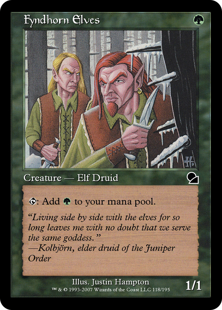 Image of Fyndhorn Elves (ME1-118) - Masters Edition