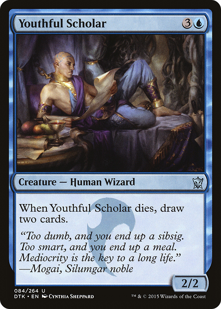 Image of Youthful Scholar (DTK-084) - Dragons of Tarkir Foil