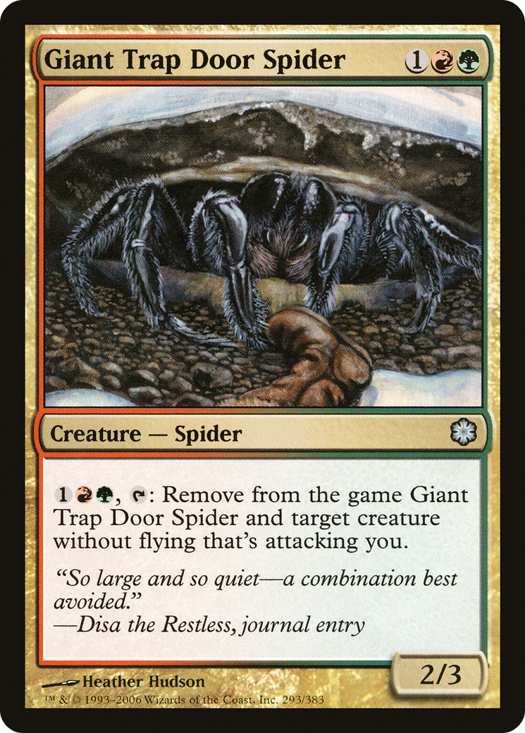 Image of Giant Trap Door Spider (CTD-293) - Coldsnap Theme Decks