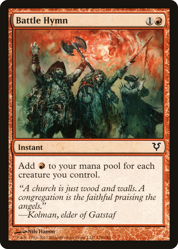 Image of Battle Hymn (AVR-128) - Avacyn Restored