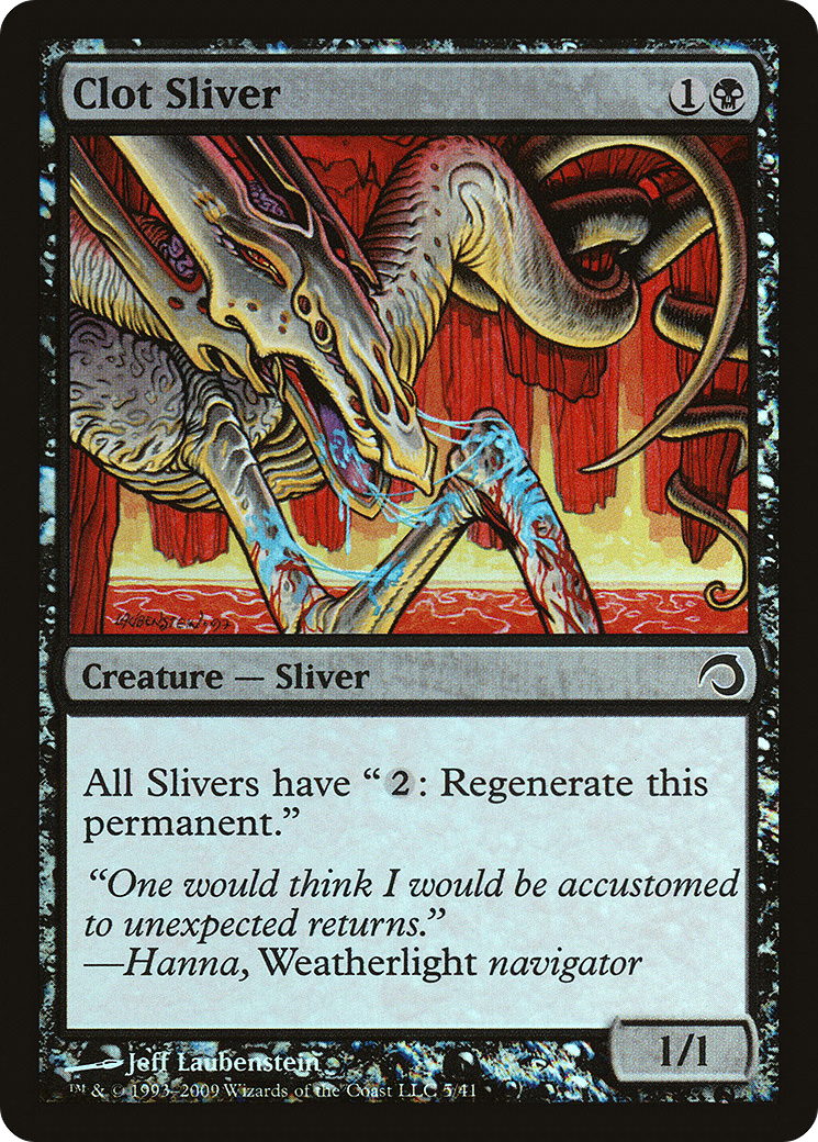 Image of Clot Sliver (PDS-005) - Premium Deck Series: Slivers Foil