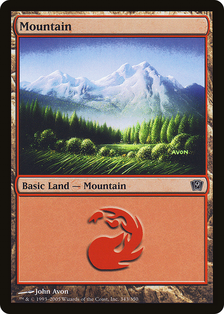 Image of Mountain (343) (9ED-343) - 9th Edition
