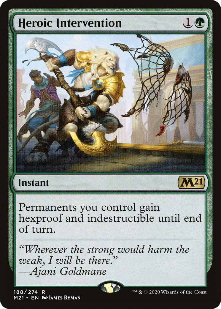 Image of Heroic Intervention (M21-188) - Core Set 2021