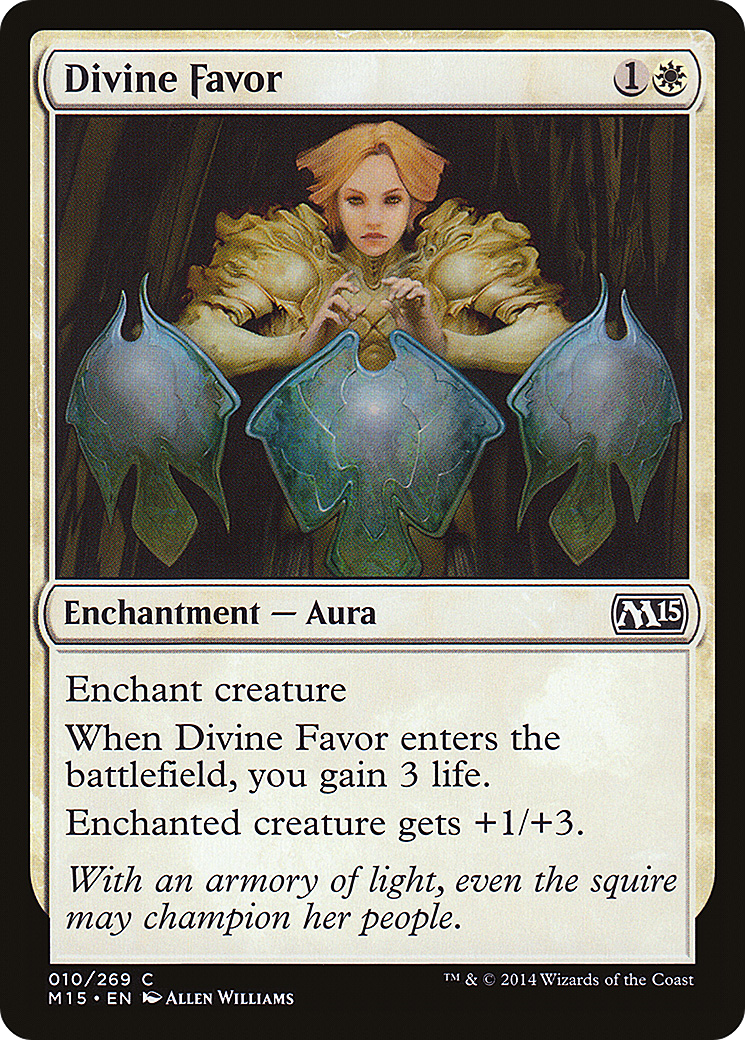 Image of Divine Favor (M15-010) - Magic 2015
