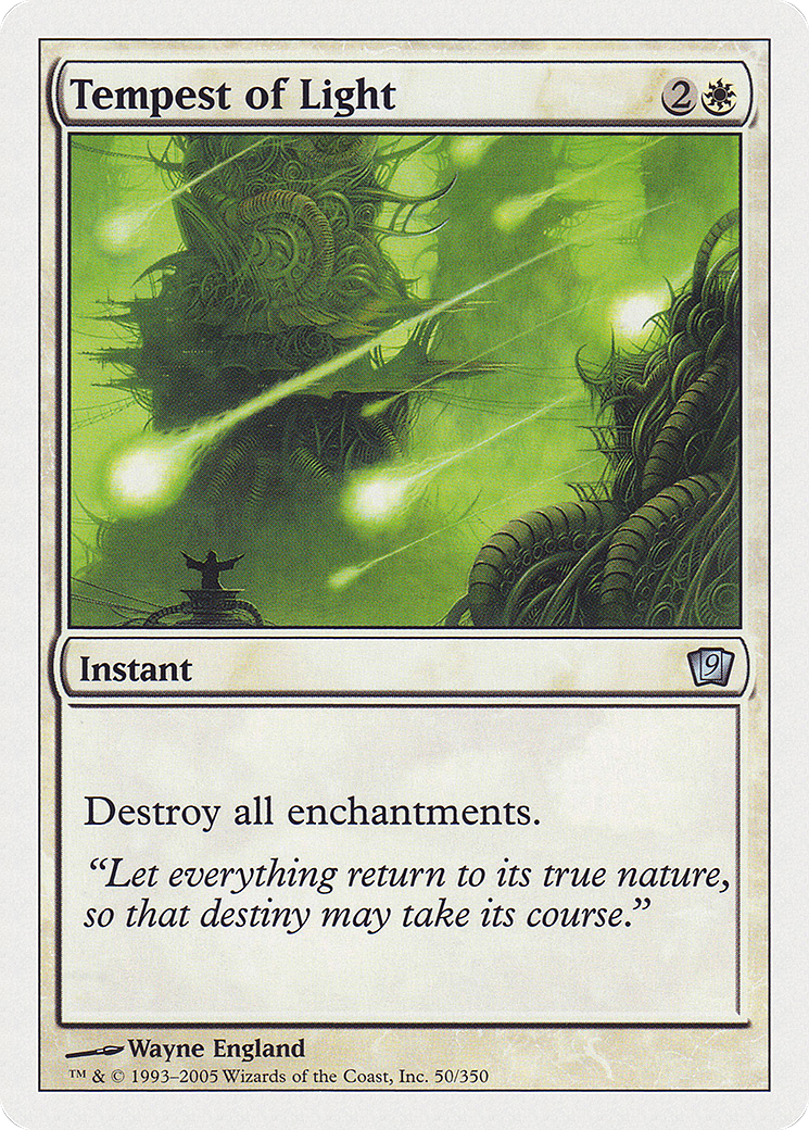 Image of Tempest of Light (9ED-050) - 9th Edition Foil