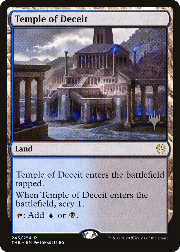 Image of Temple of Deceit (PPTHB-245) - Theros Beyond Death Promos Foil