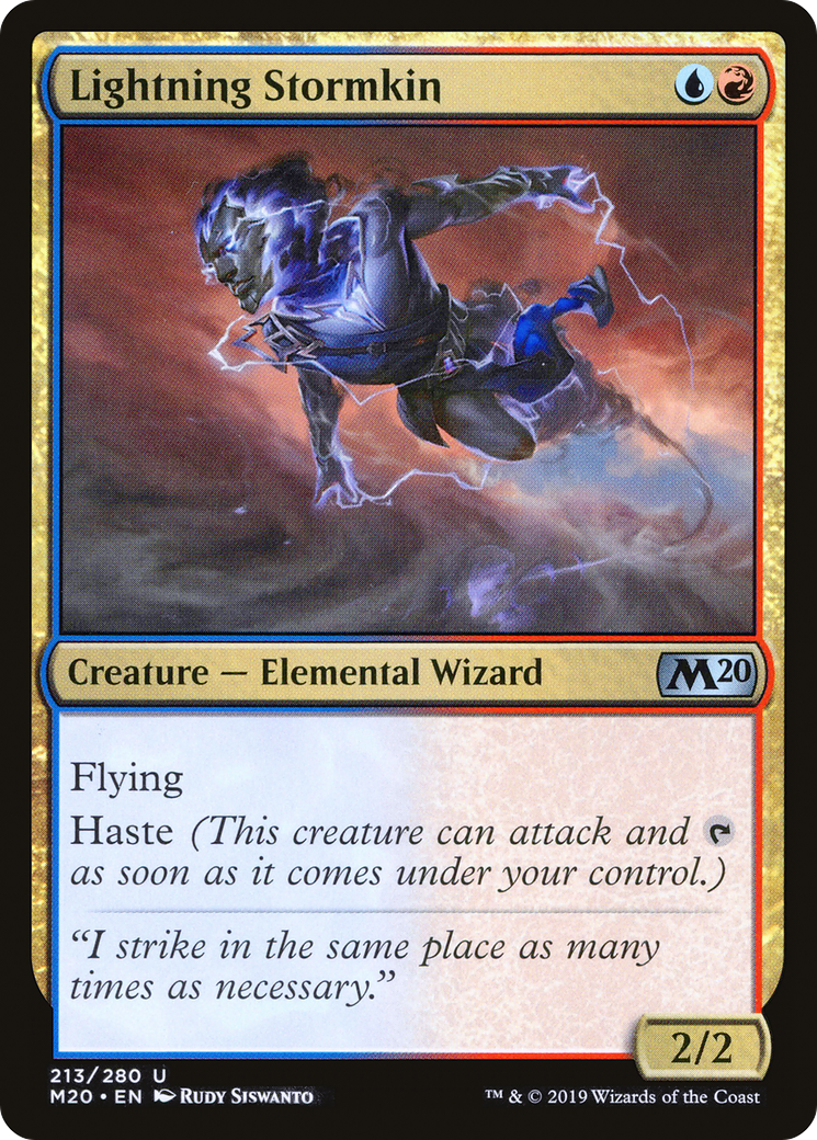 Image of Lightning Stormkin (M20-213) - Core Set 2020