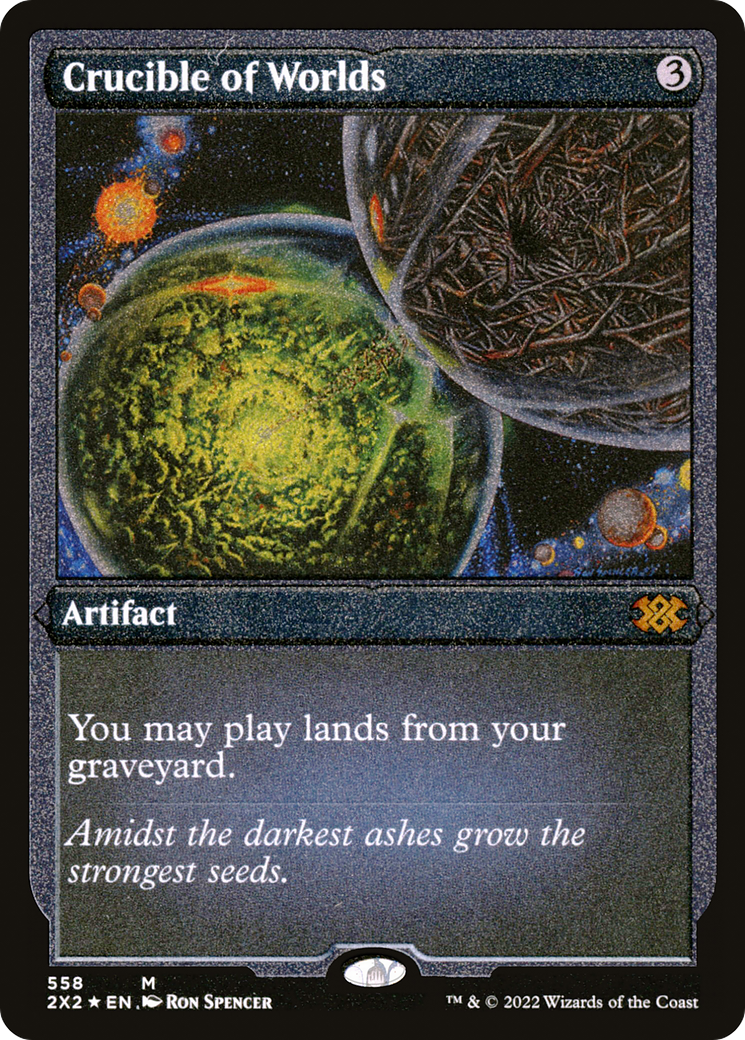 Image of Crucible of Worlds (2X2-558) - Double Masters 2022 Foil
