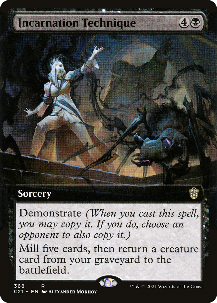 Image of Incarnation Technique (Extended Art) (C21-368) - Commander 2021: (Extended Art)