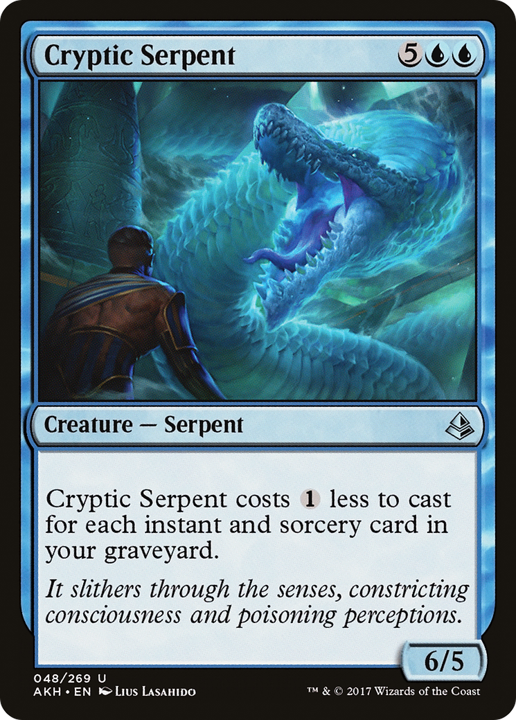 Image of Cryptic Serpent (AKH-048) - Amonkhet