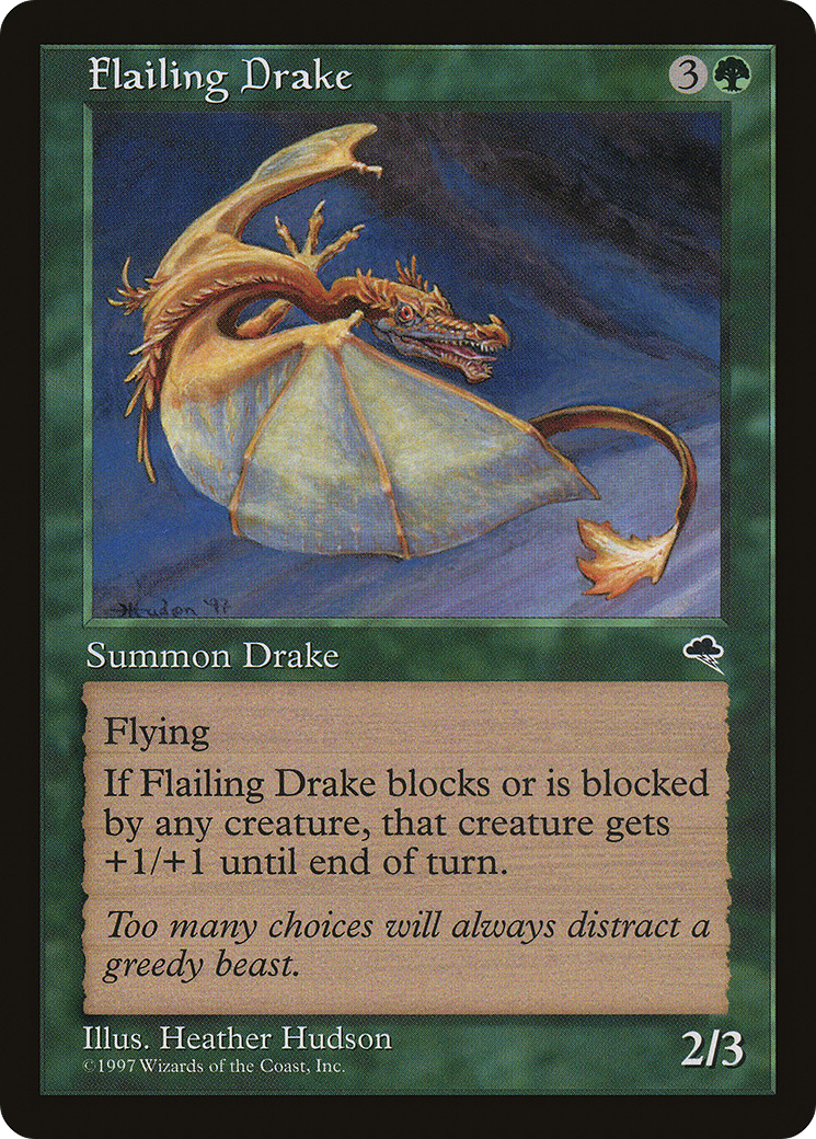 Image of Flailing Drake (TMP-227) - Tempest