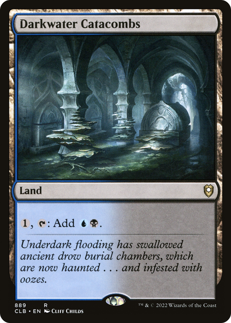 Image of Darkwater Catacombs (CLB-889) - Commander Legends: Battle for Baldur's Gate