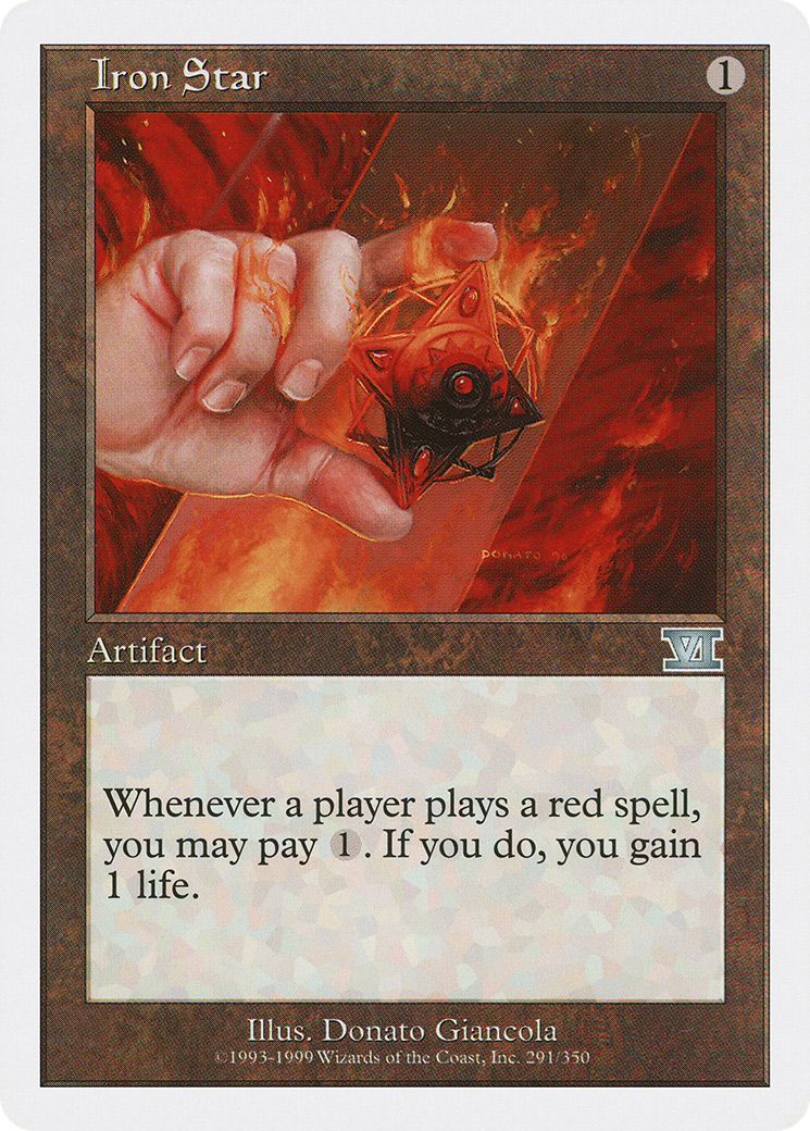 Image of Iron Star (6ED-291) - Classic Sixth Edition