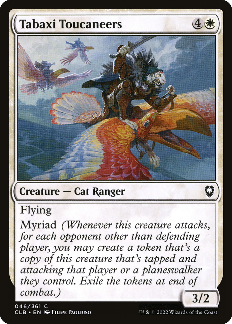 Image of Tabaxi Toucaneers (CLB-046) - Commander Legends: Battle for Baldur's Gate