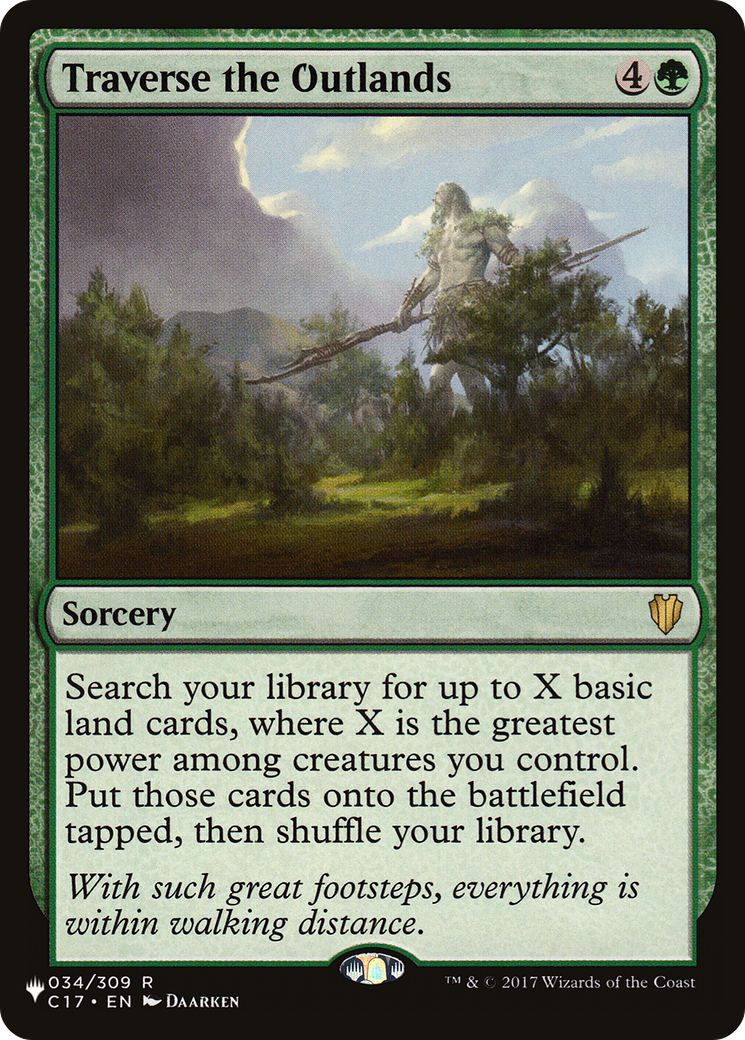 Image of Traverse the Outlands (LIST-034/309) - The List