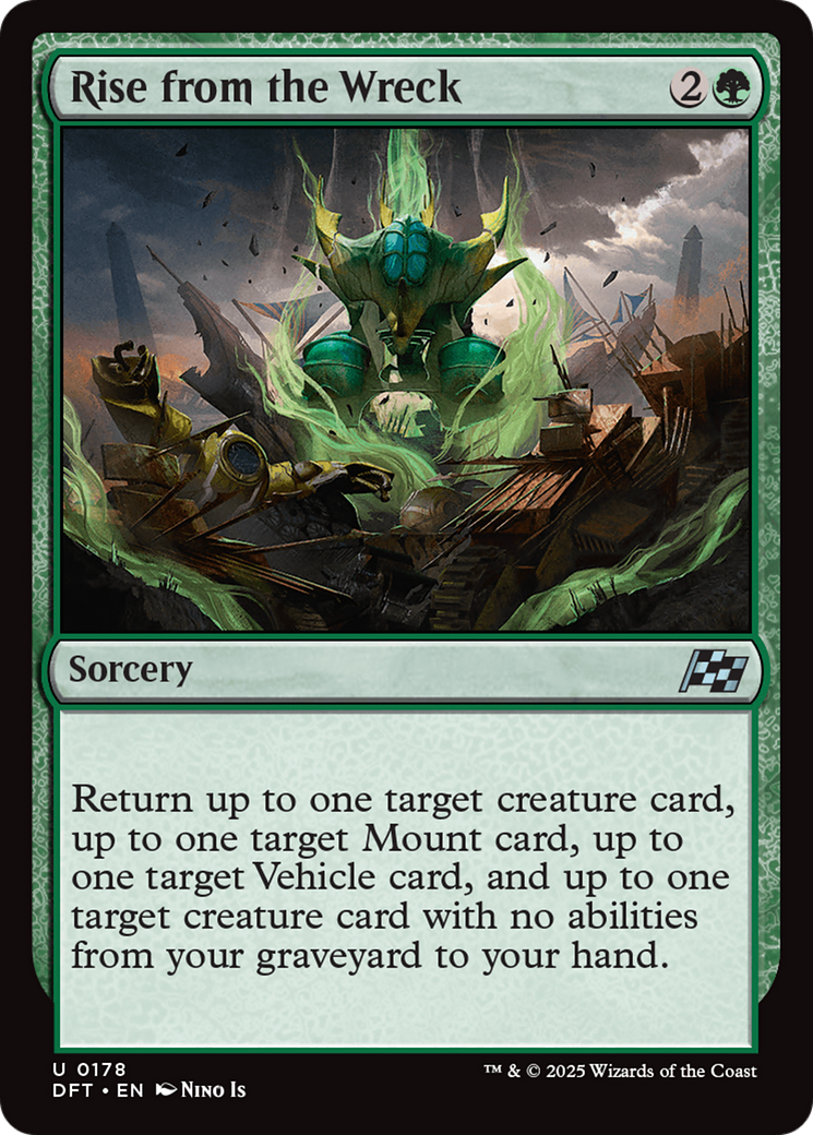 Image of Rise from the Wreck (DFT-178) - Aetherdrift Foil