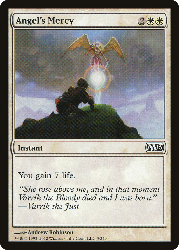 Image of Angel's Mercy (M13-003) - Magic 2013 Foil