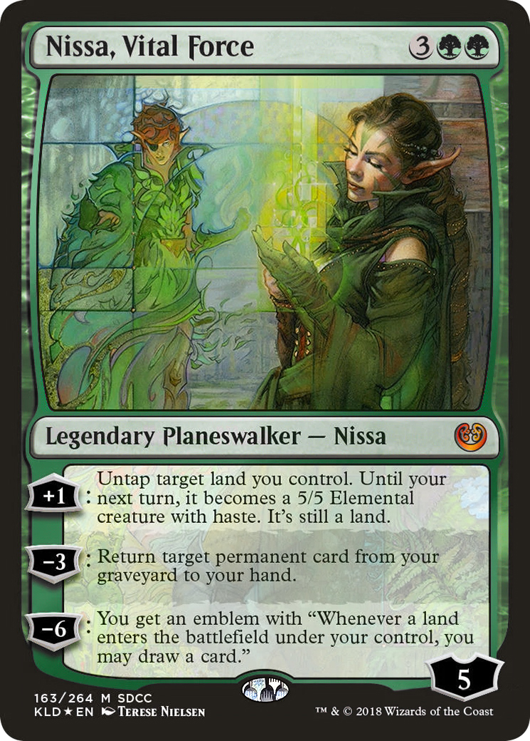 Image of Nissa, Vital Force (SDCC 2018 Exclusive) (MEDIA-163) - San Diego Comic-Con 2018 Foil
