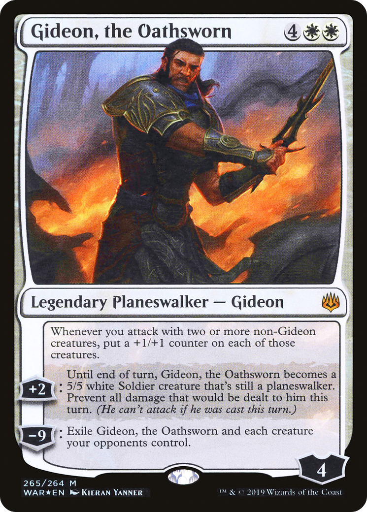 Image of Gideon, the Oathsworn (WAR-265) - War of the Spark Foil