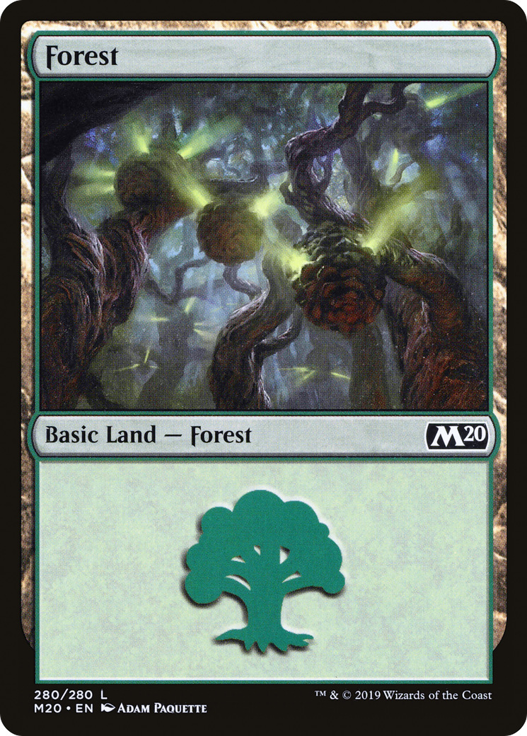 Image of Forest (280) (M20-280) - Core Set 2020 Foil