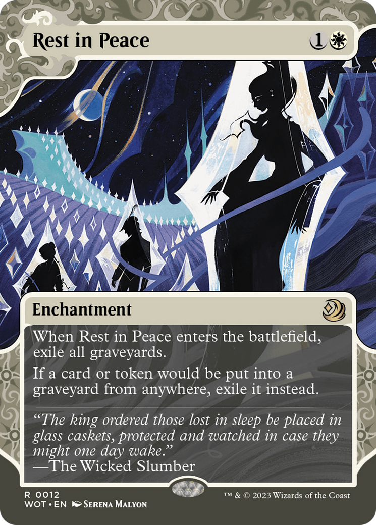 Image of Rest in Peace (WOT-012) - Wilds of Eldraine: Enchanting Tales: (Showcase) (Borderless)