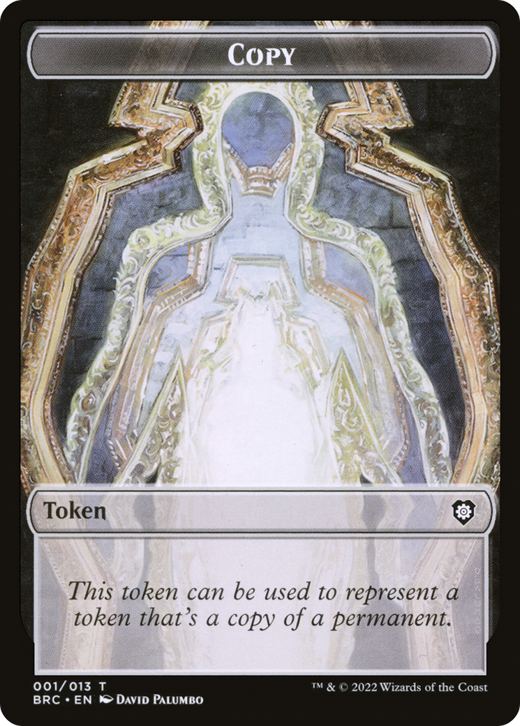 Image of Copy (TBRC-001) - The Brothers' War Commander Tokens Foil
