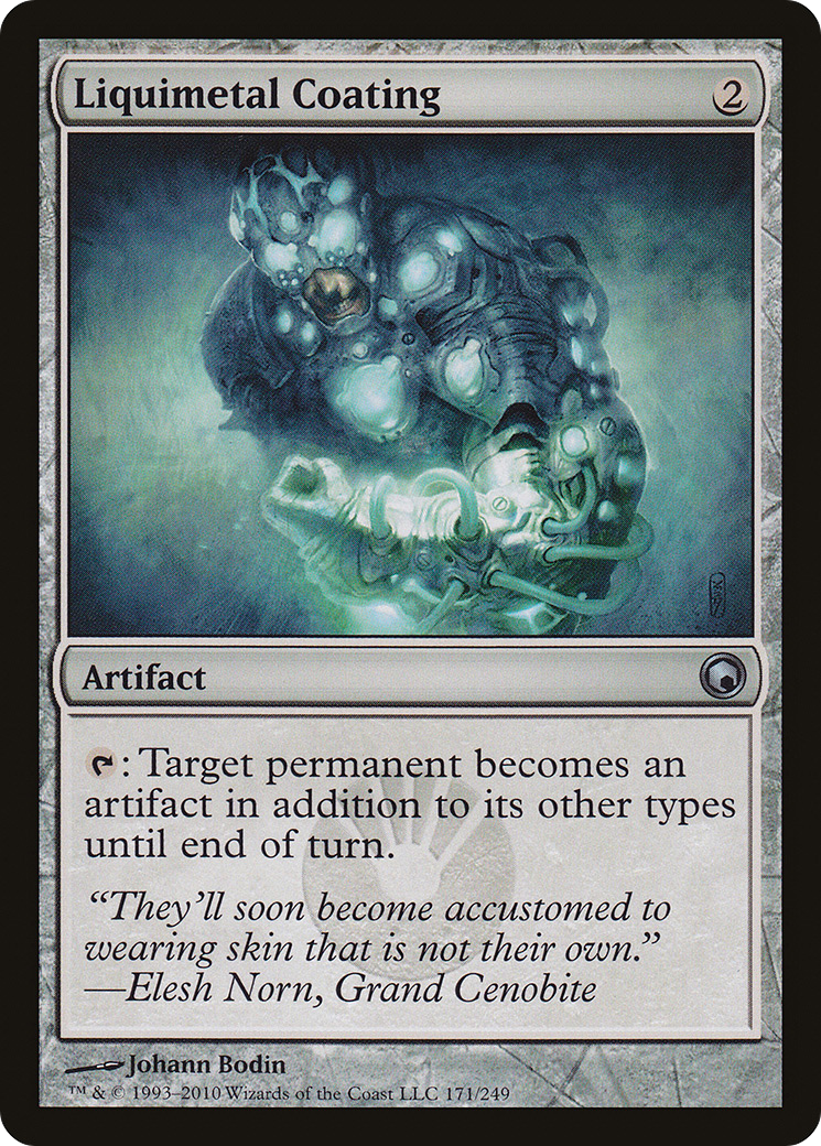 Image of Liquimetal Coating (SOM-171) - Scars of Mirrodin Foil