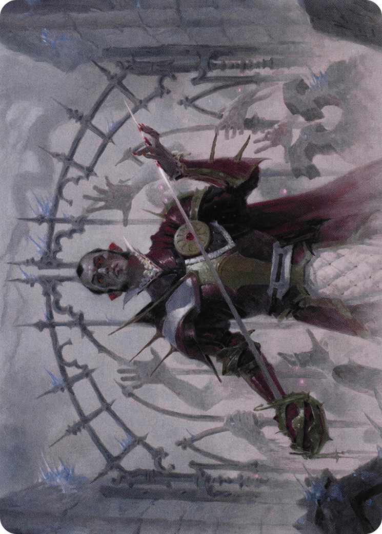 Image of Cemetery Gatekeeper // Cemetery Gatekeeper (AVOW-039) - Crimson Vow Art Series (Borderless)