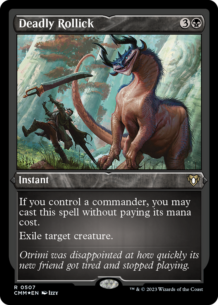 Image of Deadly Rollick (CMM-507) - Commander Masters Etched Foil