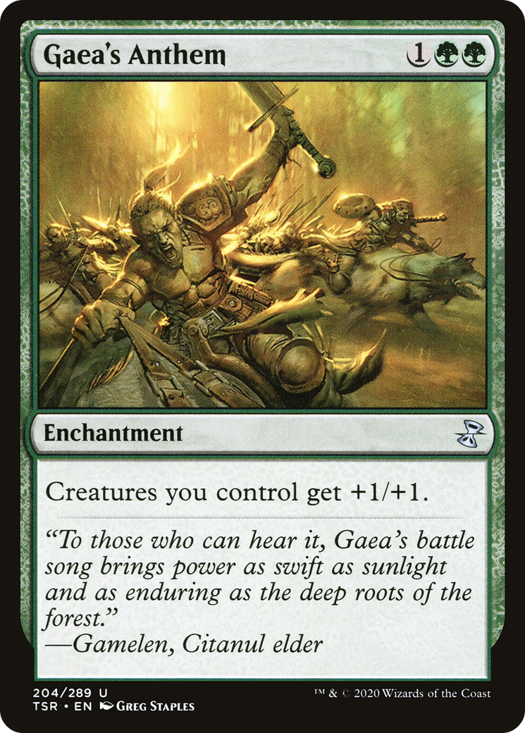 Image of Gaea's Anthem (TSR-204) - Time Spiral Remastered Foil