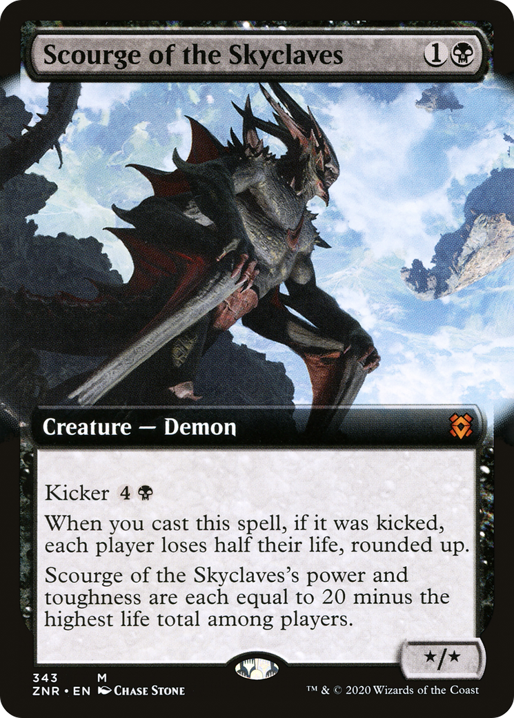 Image of Scourge of the Skyclaves (Extended Art) (ZNR-343) - Zendikar Rising: (Extended Art) Foil