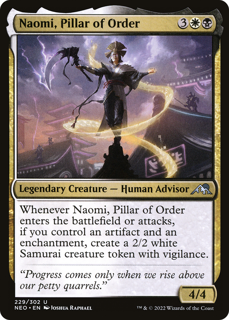 Image of Naomi, Pillar of Order (NEO-229) - Kamigawa: Neon Dynasty