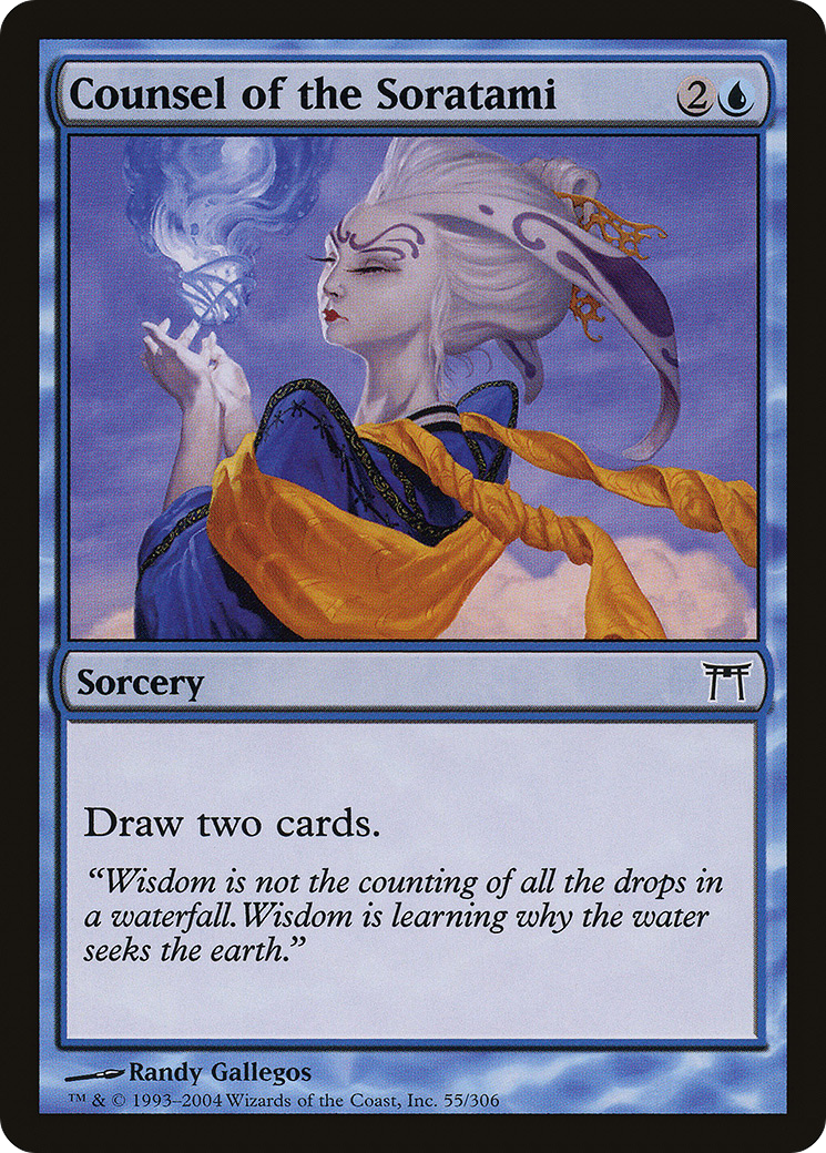Image of Counsel of the Soratami (CHK-055) - Champions of Kamigawa Foil