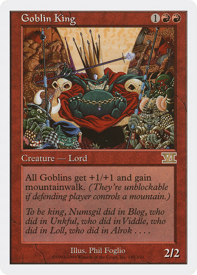 Image of Goblin King (6ED-185) - Classic Sixth Edition