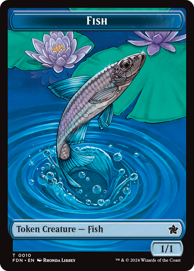 Image of Fish (TFDN-010) - Foundations Tokens Foil