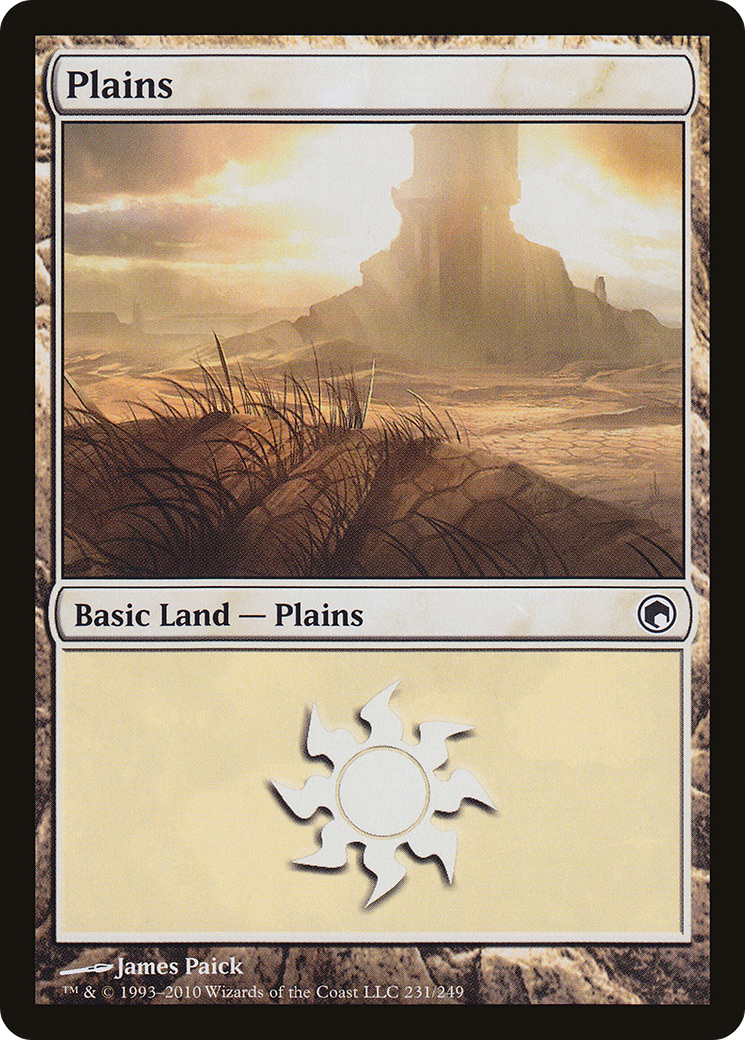 Image of Plains (231) (SOM-231) - Scars of Mirrodin Foil
